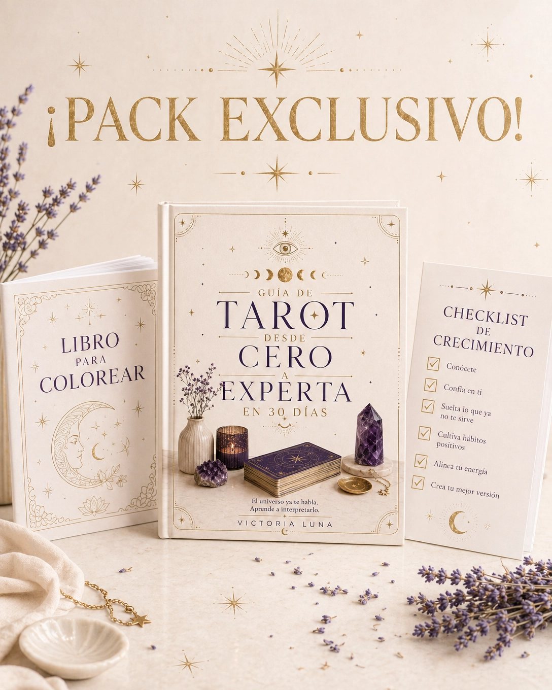 Tarot en 30 Días + Guía para Emprender con Tarot (Incluye Bonus Prácticos)